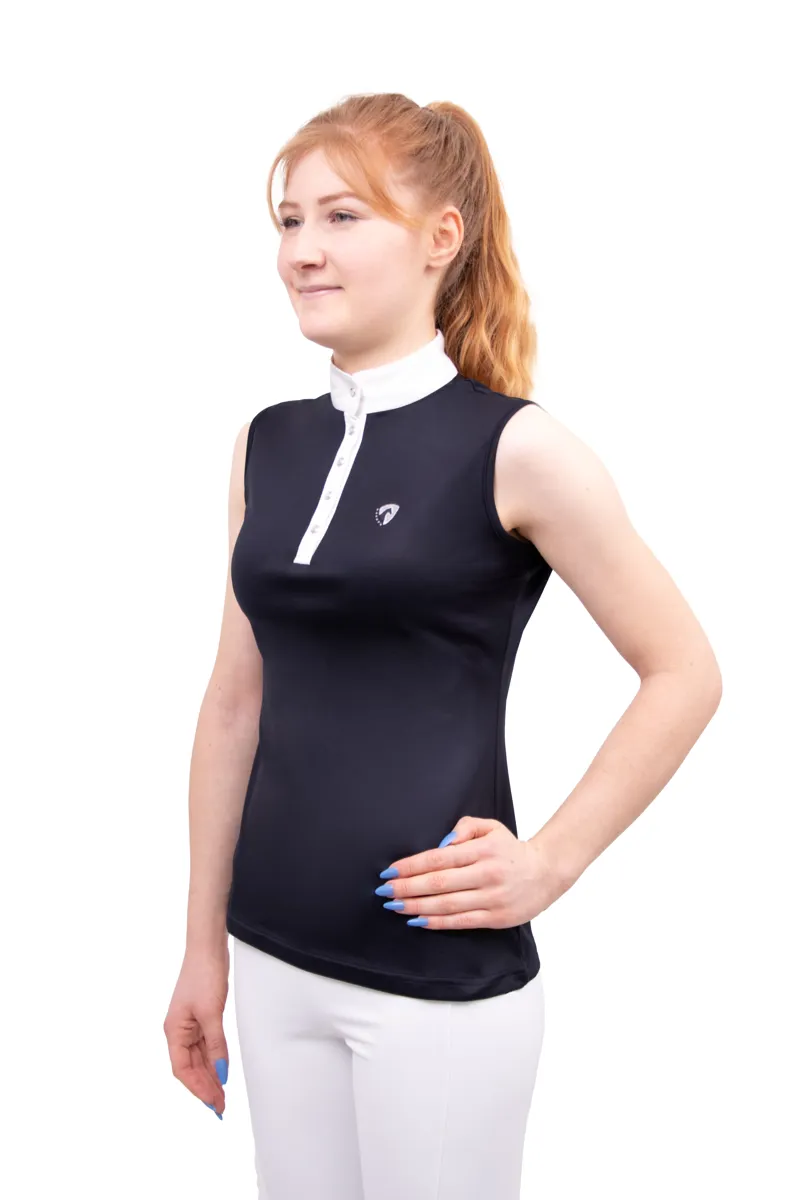 Hy Equestrian Sophia Sleeveless Show Shirt - Rich Navy